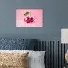 Disco - Kersen - Roze poster papier klein -sfeer2