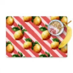 Citroen - Geïllustreerd - Oranje Placemat vinyl groot 368 -zzzproduct_Kitchenyeah-website