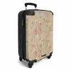 Klassiek bloemen patroon roze en groen NBS - Handbagage koffer - Kinderen Unisex middel -productfoto_3d