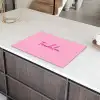 Toedeloe - Roze - Minimalistisch Inductie beschermer vinyl 3mm klein -sfeer8