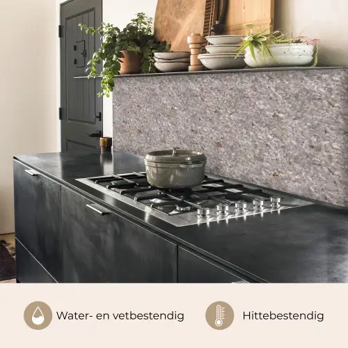 Licht - Grijs - Textuur keuken achterwand 2 middel 871 -usp_NL