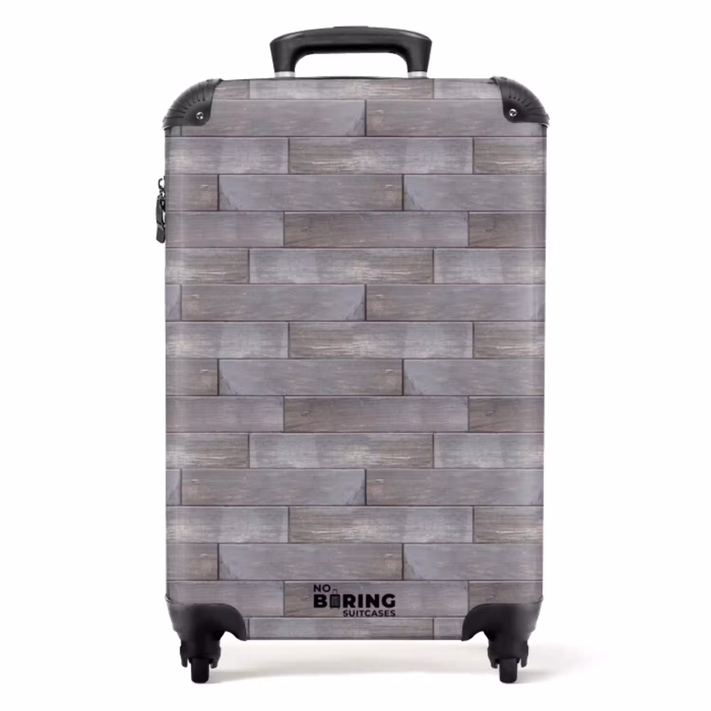 Verweerd blauwgrijs hout NBS - Handbagage koffer - Volwassenen Unisex middel -productfoto_recht