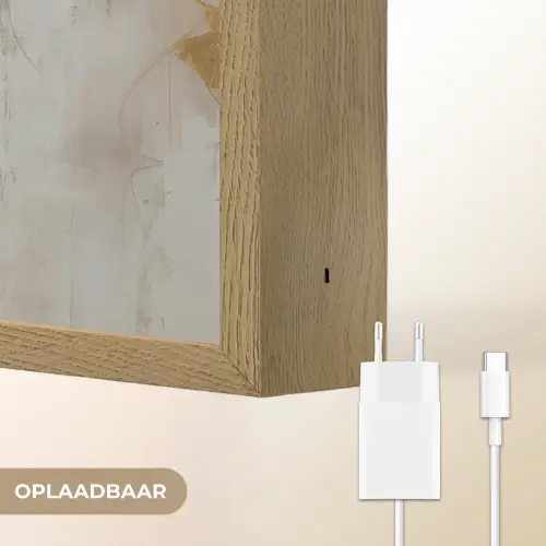 Sierlijk - Vrouw - Goud - Ogen Light Box met batterij (Wandlamp) middel -USP_websiteoplaadbaarNL