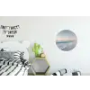Kustlijn - Pastel - water Wandcirkel aluminium klein -kinderkamer