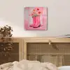 Roze - Bloemen - Cowboy plexiglas 5mm klein -sfeer4