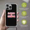 Quote - Regenboog - Roze - Zwart Hoesje iPhone 16 Pro Max met koord klein -sfeer2_NL
