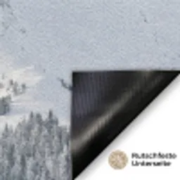Berg - Sneeuw - Winter - Natuur - Wit Deurmat klein -antislip_DE