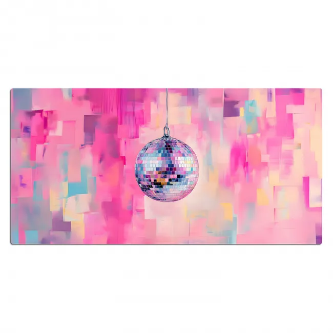 Bureau onderlegger - Discobal - Pink - Verf