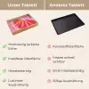 Grapefruit - Geschilderd - Roze - Strepen Dienblad Rechthoek middel -USP_VergelijkingDE