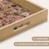 Bloemen - Klassiek - Roze Dienblad Rechthoek middel 911 -USP_HandgreepNL
