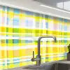 Geel - Patroon - Zomer keuken achterwand 2 middel 865 -zzzz3d_schuin