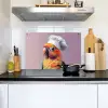 Papegaai - Koksmuts - Nieuwsgierig - Vogel Inductie beschemer met haakjes klein -sfeer2