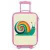 Slak - Regenboog - Kleurrijk Kinderkoffer - Roze klein -zz3dotto