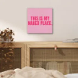Tekst - Modern - Roze aluminium wit klein -sfeer3