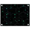 Gaming - Netwerk - Blauw - Punten - Patroon tuinposter los doek klein -3d