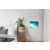 Marmerlook - Blauw - Goud - Luxe - Glitter - Marmer textielposter latten blank klein -woonkamer
