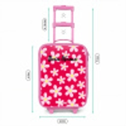 Madeliefjesmania hotpink Kinderkoffer - Roze klein -productfoto_formaten