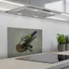 Haakse slijper - Schilderij - Gereedschap keuken achterwand spatscherm klein -3d_schuin