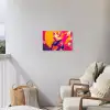 Varken - Bloemkroon - Kimono - Abstract Tuinposter op houten frame 2 cm dik klein -sfeer1