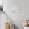 Marmer - Steen - Wit - Luxe - Marmerlook tuinposter los doek klein -sfeer8