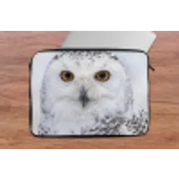Sneeuwuil - Oog - Wildlife - Wit laptophoes neopreen klein -tafel