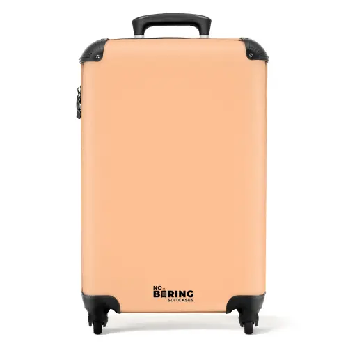 Zachte perzikoranje tint NBS - Handbagage koffer - Kinderen Unisex middel -productfoto_recht