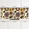 Bloemen - Bohemian - Vintage - Cartoon keuken achterwand 2 middel 871 -3d
