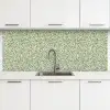 Botanisch - Takken - Groen keuken achterwand 2 middel 871 -3d