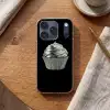 Cupcake - Luxueus - Zilver Telefoonhoesje iPhone 17 Pro klein -sfeer1