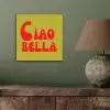 Ciao bella - Rood - Groen - Stippen aluminium wit klein -sfeer2