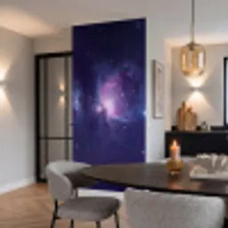 Ruimte - Sterren - Kleurrijk Behang Vlies klein -sfeer3