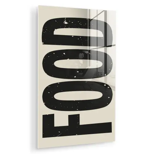 Japandi - Eten - Vintage - Decoratie plexiglas 5mm klein -zzzproduct_nieuw