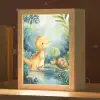 Dinosaurus - Schildpad - Illustratie - Aquarel Light Box met kabel klein -zzz_3d_website