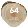 Baumscheibe - Modern Naambord Organisch middel -3d