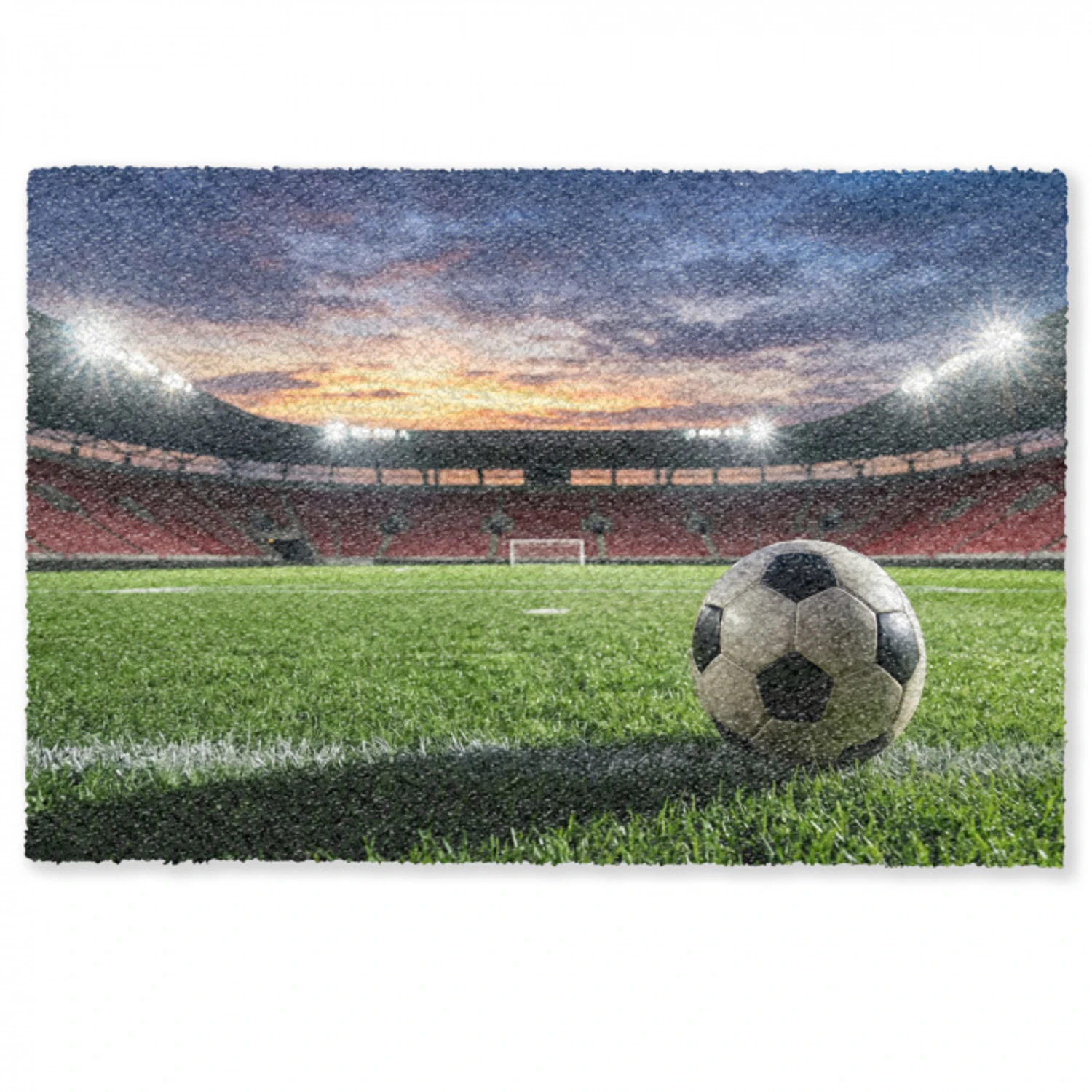 Voetbal - Stadion - Sport - Groen Deurmat klein -zkaufland3d
