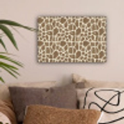 Giraf - Klassiek - Bruin canvas 2cm klein 34 -sfeer1