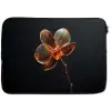 Orchidee - Doorzichtig - Bloem laptophoes neopreen klein -zkaufland3dotto