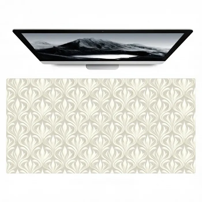 Barok - Patroon - Beige Muismat XXL klein 681 -zzz3d