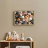 Poes - Kat - Design - Bruin - Grijs - Kids Light Box met batterij (Wandlamp kind) middel -sfeer2_kind