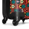 Retro disco 70s tekst patroon kleurrijk NBS - Handbagage koffer - Kinderen Unisex middel -wiel