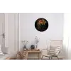 Sierlijk - Boeket - Vaas Wandcirkel aluminium klein -woonkamer