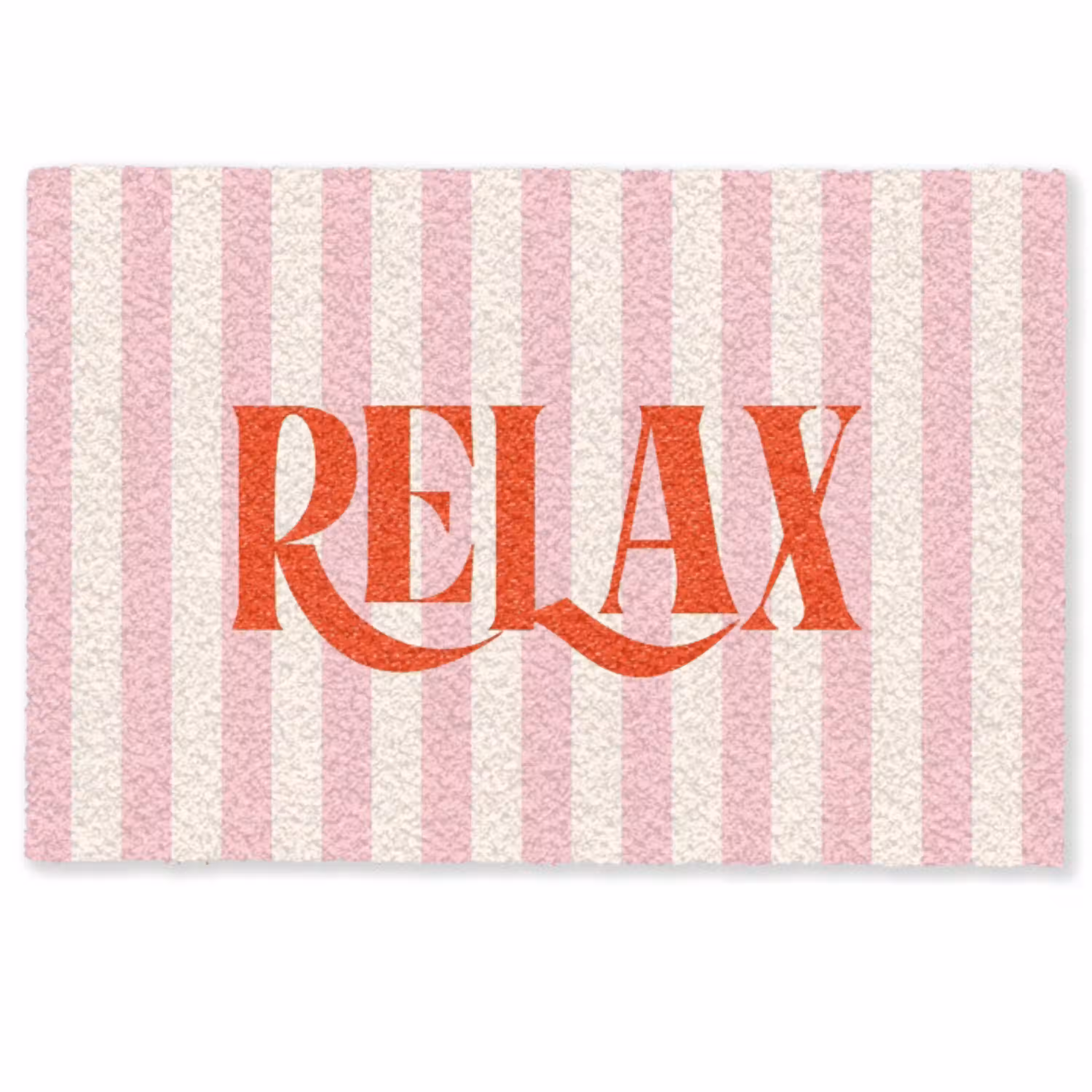 Zachtroze - Rood - Strepen - Relax Deurmat klein -zkaufland3d