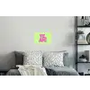 Groen - Neon - Quote Muursticker klein -slaapkamer