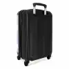 Abstract - Paarse vormen NBS - Handbagage koffer - Kinderen Unisex middel -achterkant