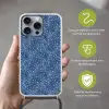 Frans - Citroen -  Stippen - Wit - Blauw Hoesje iPhone 16 Pro Max met koord klein 804 -sfeer2_NL
