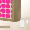 Stippen - Patroon - Roze Light Box met batterij (Wandlamp) middel 907 -USP_websiteoplaadbaarNL