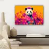 Kimono - Roze - Panda - Bloemenkroon canvas 2cm klein -sfeer6