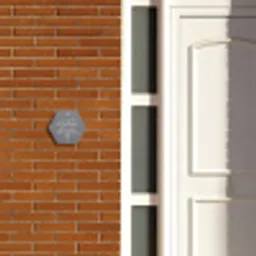 Grijze natuursteen - Sierlijk Naambord Hexagon klein -sfeer3-hexagon-XS