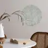 Grijs - Muur - Poriën Wandcirkel behangsticker klein 186 -sfeer3