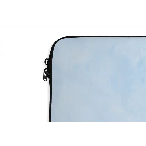 Vlinders - Sierlijk - Blauw laptophoes neopreen klein -detail